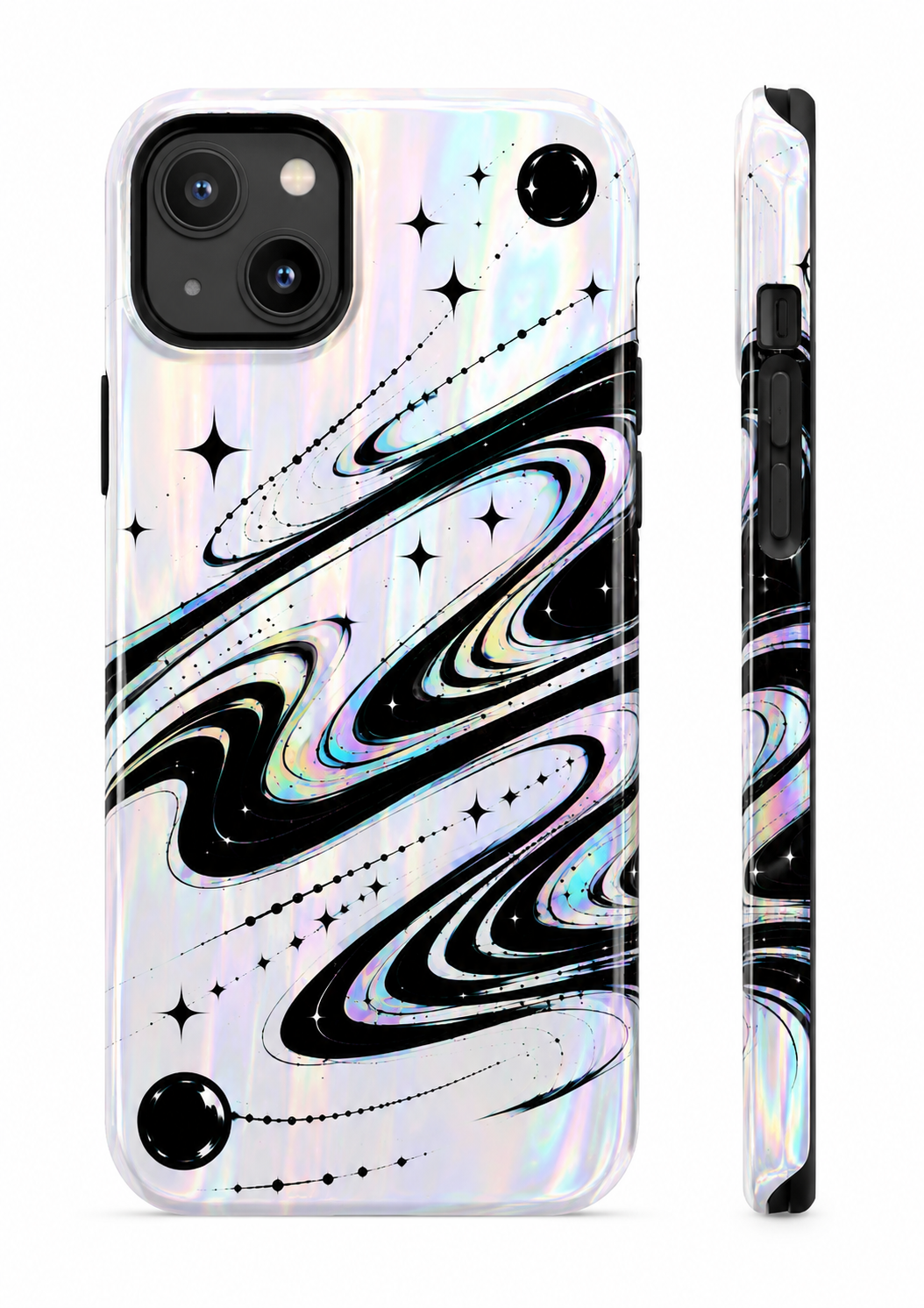 Cosmic Flow™ iPhone Case | Iridescent Galaxy & Celestial Phone Case